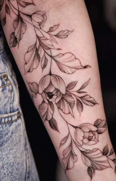 davinci--flowers-tattoo-2
